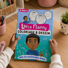 Coloriage Robby — mes 20 coiffures afro sont magiques, cahier de coloriage pour garçon, 4 à 10 ans