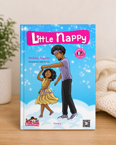 Livre Little Nappy Tome 2, père et fille noirs, estime de soi (visuel 3)