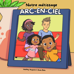 Malik et Léa, notre métissage arc-en-ciel — livre pour enfant sur le métissage, 4 à 10 ans