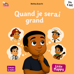 Quand je serai grand — les métiers et les coiffures afro de Robby, livre pour garçon noir dès 7 ans