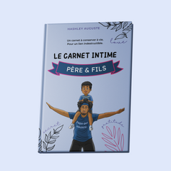 Carnet intime père-fils Little Nappy, inclus dans le pack Duo parents-garçon