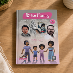Tome 3 Little Nappy — Papa et maman nous racontent l'histoire du cheveu afro, livre enfant dès 6 ans