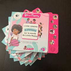 Livre sonore bilingue Little Nappy pour enfant noir (visuel 4)