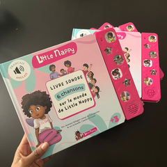 Livre sonore bilingue Little Nappy pour enfant noir (visuel 5)